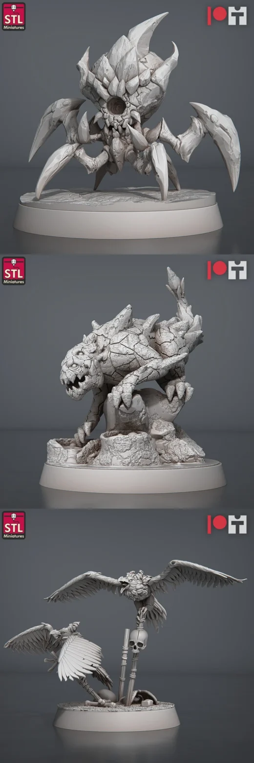 Hellcrows Set — Fantasy 3D model