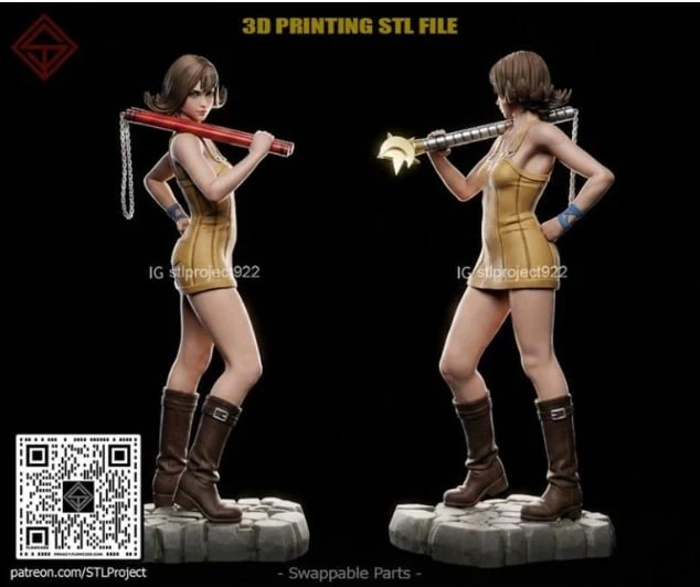 Selphie Tilmitt — Final Fantasy VIII 3D model
