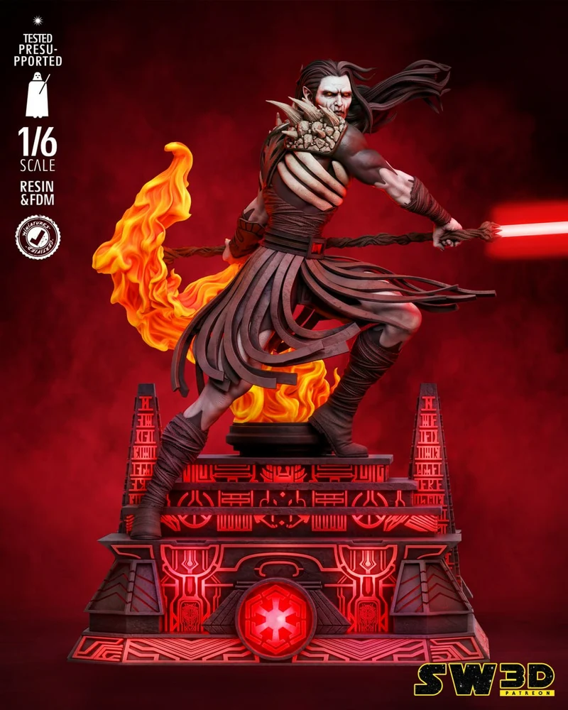 Darth Nihil Sculpture — Star Wars 3D model
