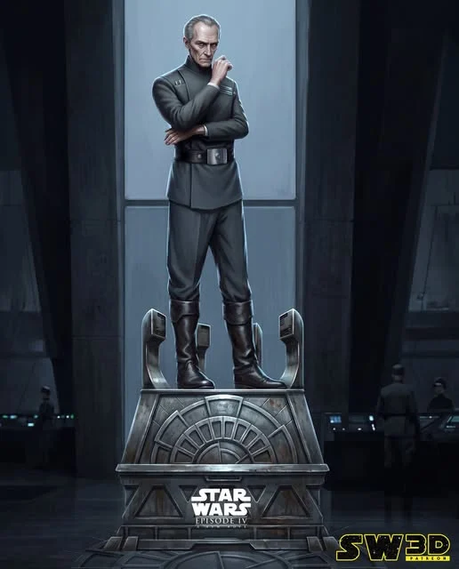 Grand Moff Tarkin — Star Wars 3D model