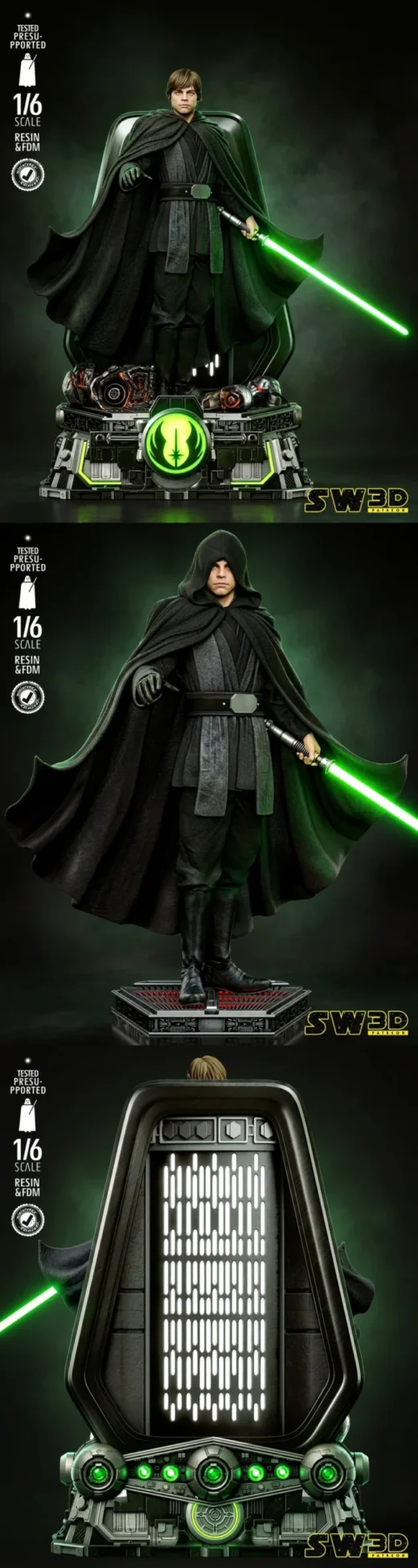 Luke Skywalker Sculpture — Star Wars 3D model