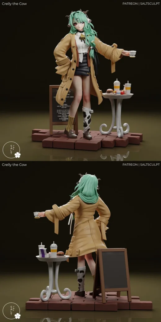 Crelly the Cow — Original Character 3D model