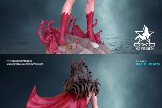 Scarlet Witch — Marvel 3D model