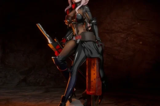 Scarlet Black 3D model