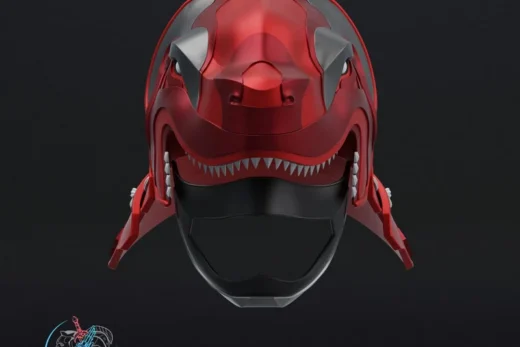 Sengoku Red Ranger Mask — Original Character 3D model