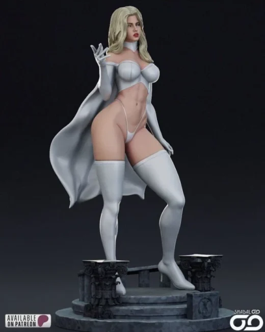 Emma Frost — Marvel 3D model