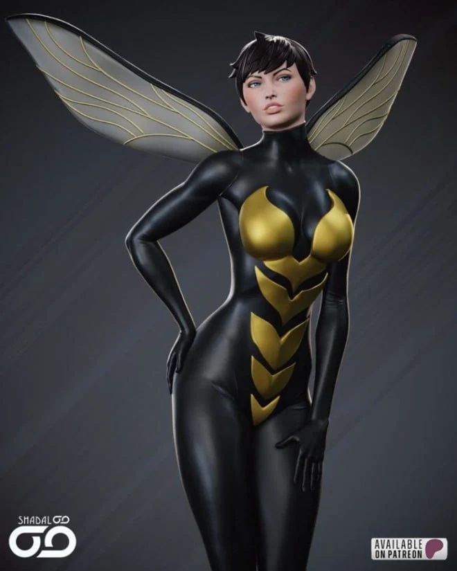 Wasp — Marvel 3D model