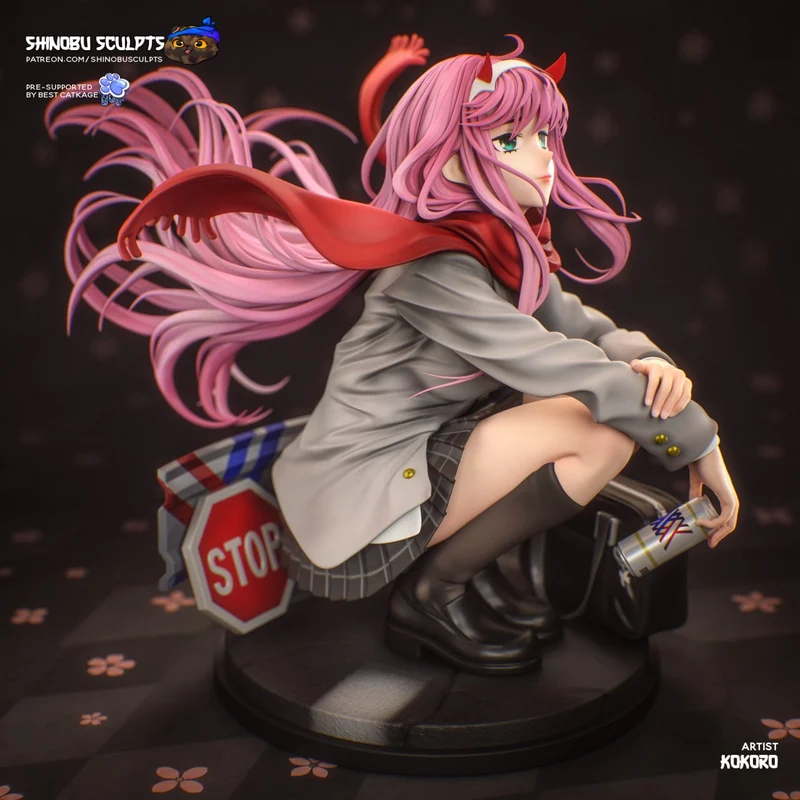 Zero Two — Darling in the Franxx 3D model