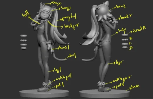 Shinobu — Demon Slayer 3D model