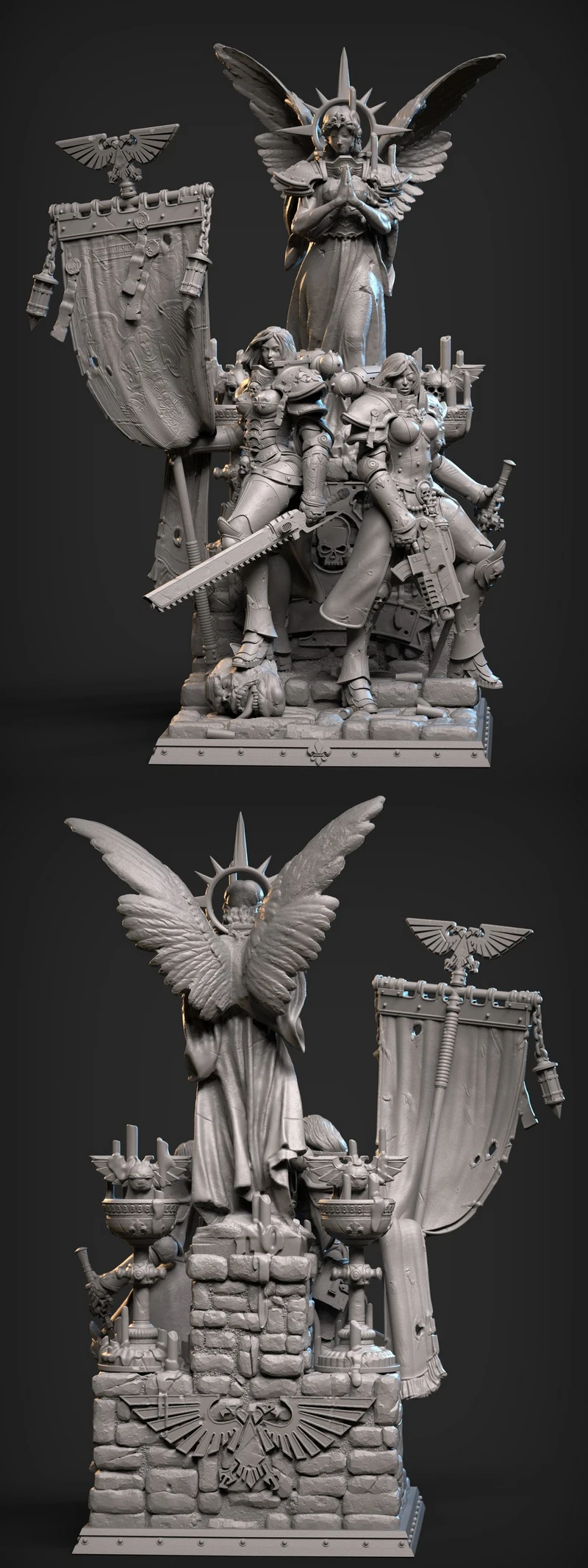 Sis Diorama — Original Character 3D model