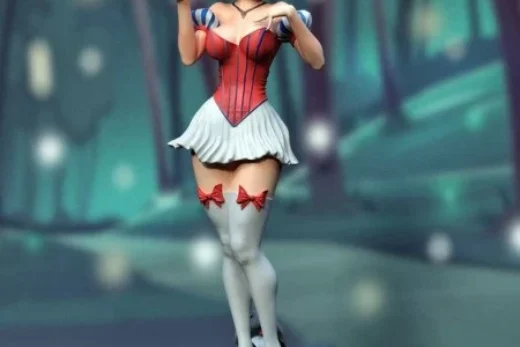 Snow White and Friends — Snow White 3D model