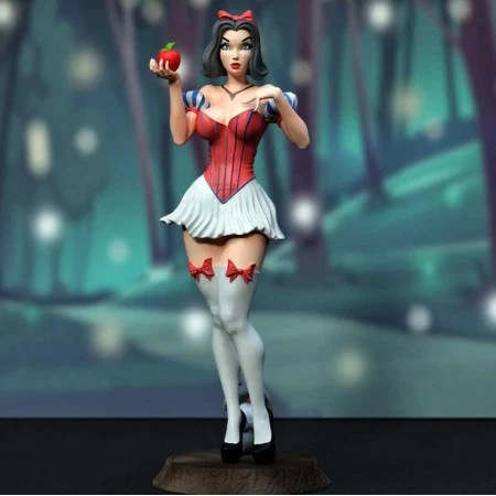 Snow White and Friends — Snow White 3D model