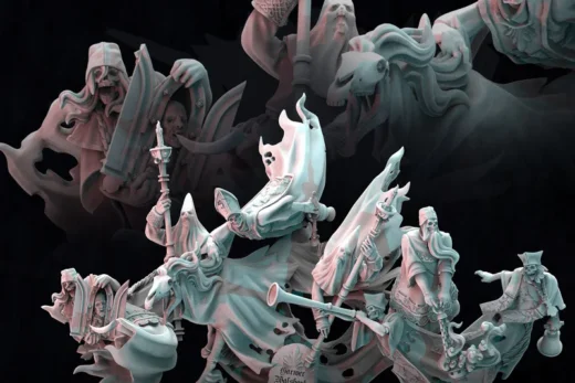 Spectral Host — Fantasy 3D model