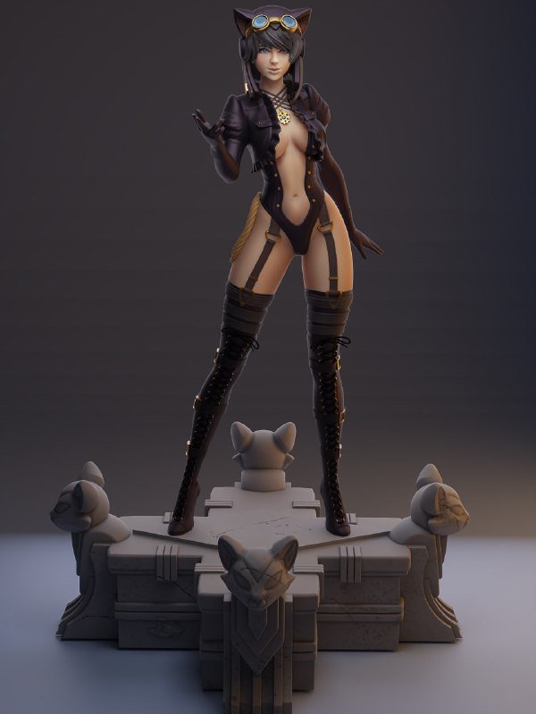 Steampunk Catwoman