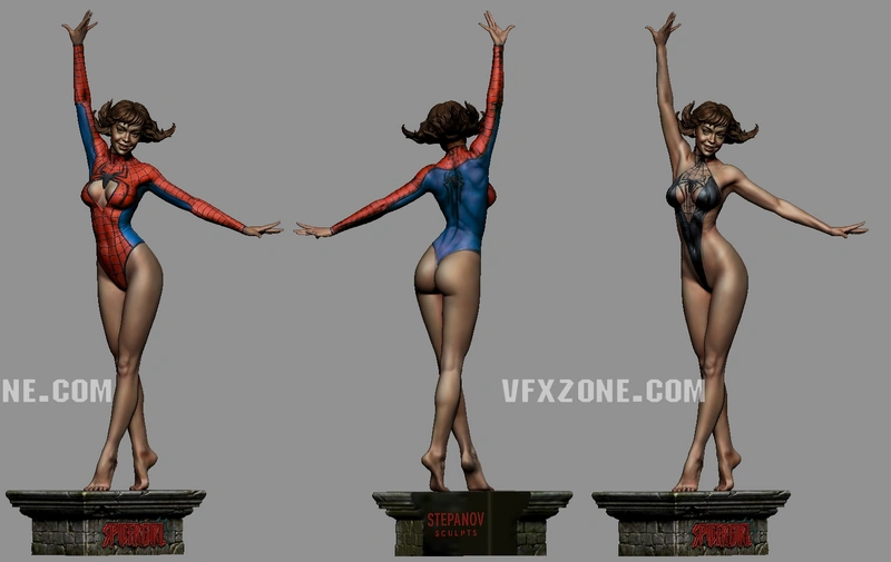 Spider-Girl — Marvel 3D model