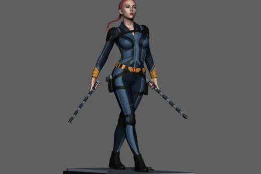 Black Widow — Marvel 3D model