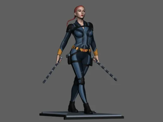Black Widow — Marvel 3D model