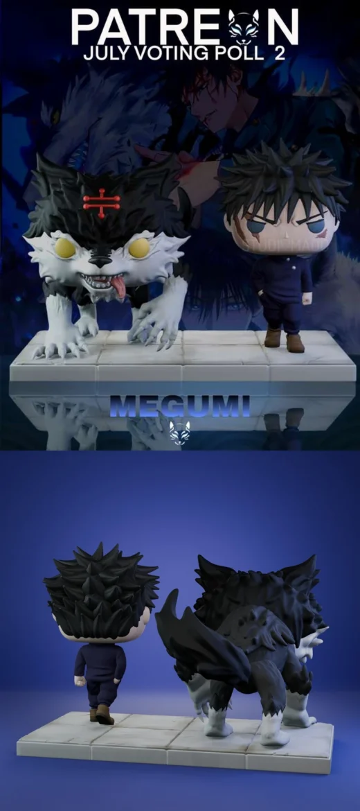 Megumi Fushiguro — Jujutsu Kaisen 3D model