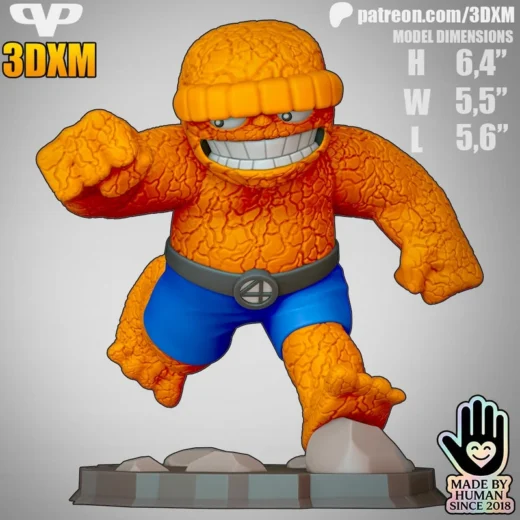 The Thing — Marvel 3D model