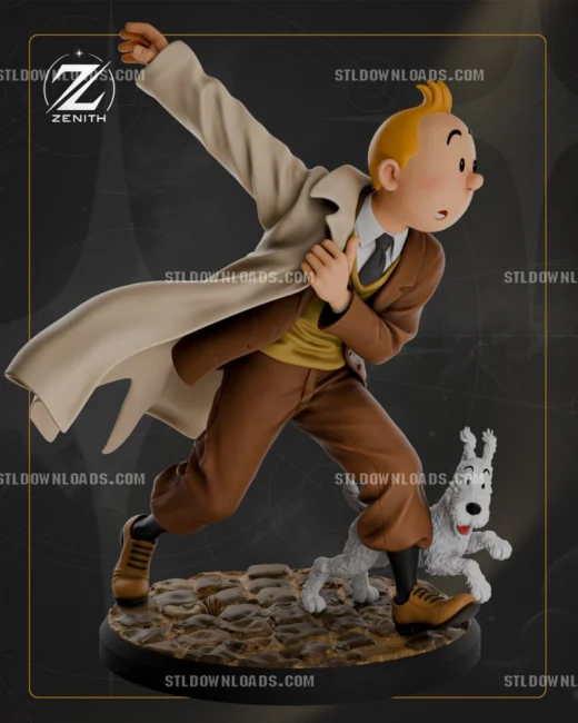 Tintin — The Adventures of Tintin 3D model