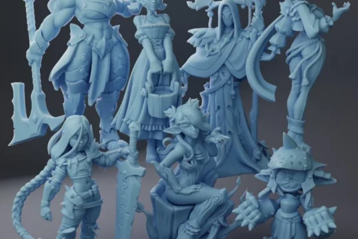 Twin Goddess Miniatures May 2026 — Original Fantasy 3D model
