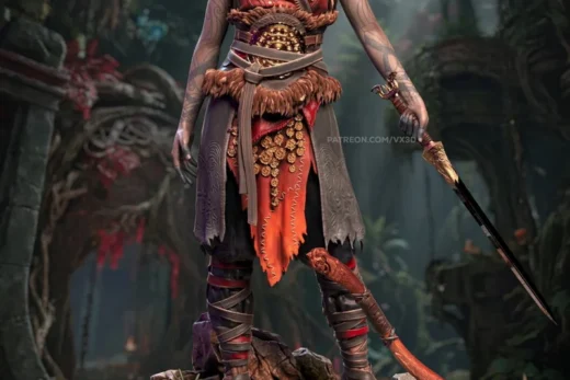 Freya — Original Character 3D model