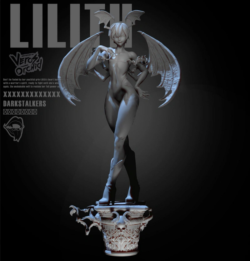 Lilith — Darkstalkers 3D model