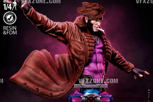 Gambit Bust — Marvel 3D model