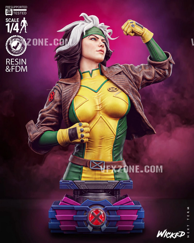Rogue Bust — Marvel 3D model