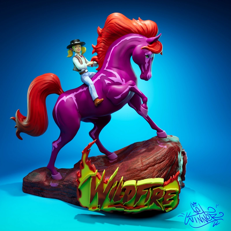Wildfire — DC Comics 3D model