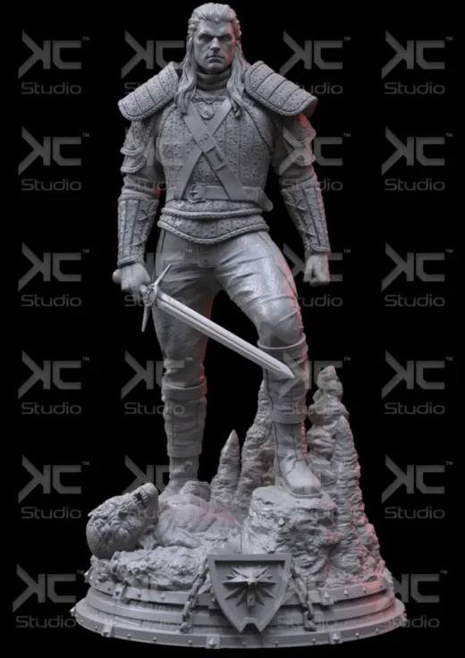 The Witcher Fan Art — The Witcher 3D model