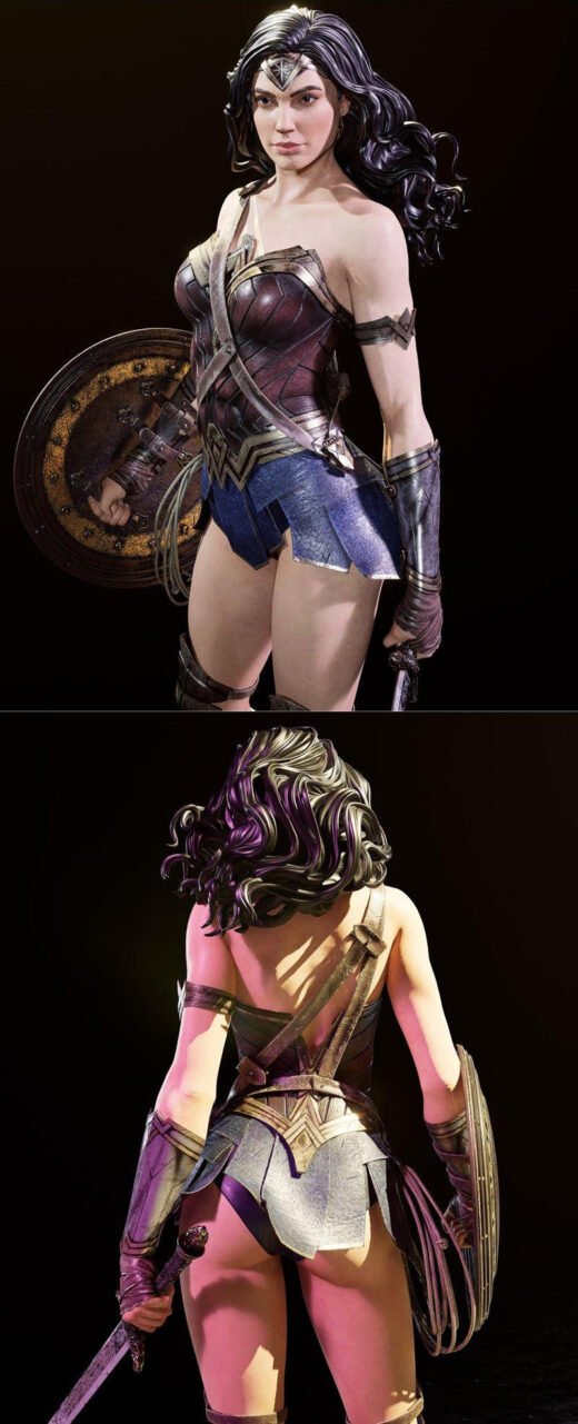 Wonder Woman 3D model