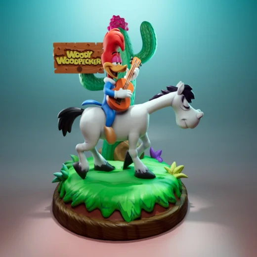 Woody Woodpecker — Woody Woodpecker 3D model