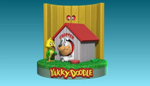 Yakky Doodle and Chopper — Yakky Doodle 3D model