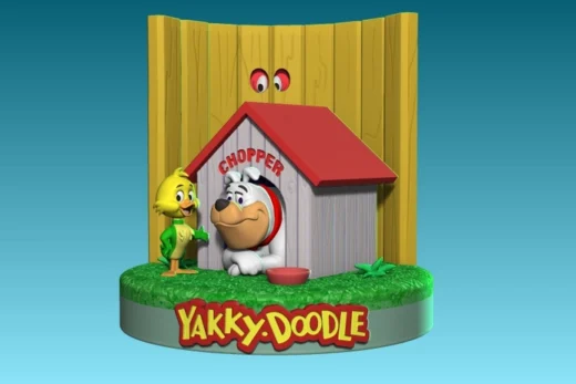Yakky Doodle and Chopper — Yakky Doodle 3D model