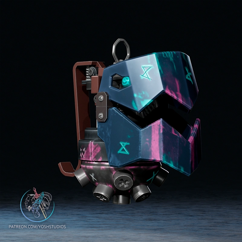 Jinx Grenade — League of Legends / Arcane 3D model