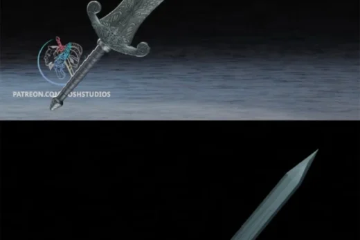 Oblivion Sword — The Elder Scrolls IV: Oblivion 3D model