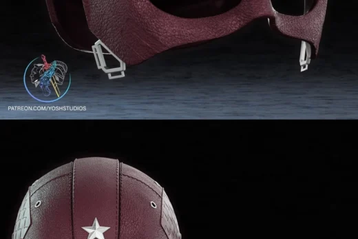 Red Guardian Thunderbolts Helmet — Marvel 3D model