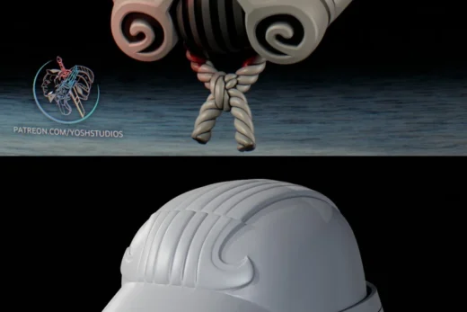 Samurai Stormtrooper Helmet — Star Wars 3D model
