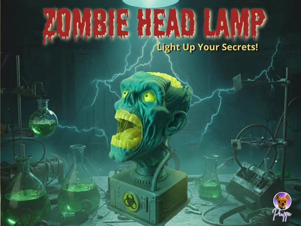Zombie Head Lamp