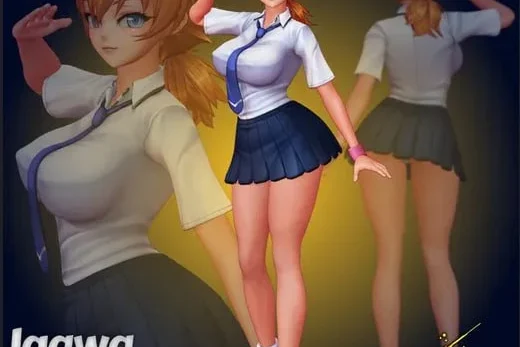 Sakura — Action Taimanin 3D model