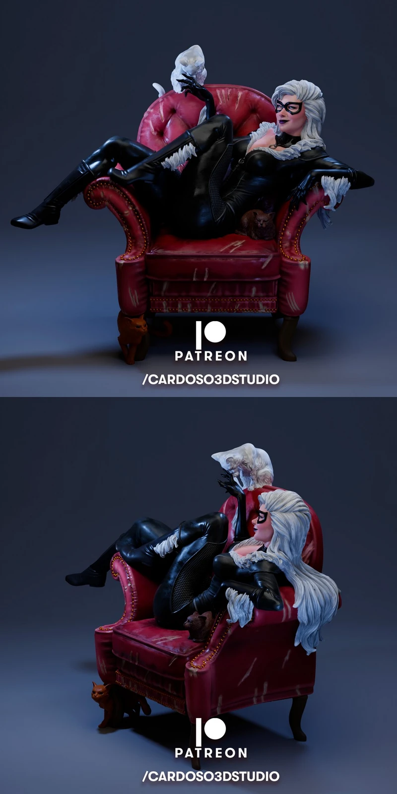 Black Cat — Marvel 3D model