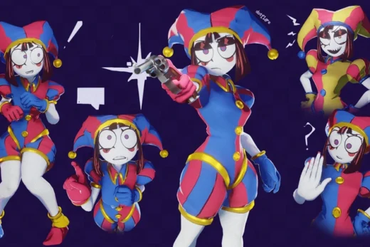 Pomni — The Amazing Digital Circus 3D model