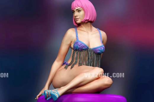 Natali Postman — Original Character 3D model
