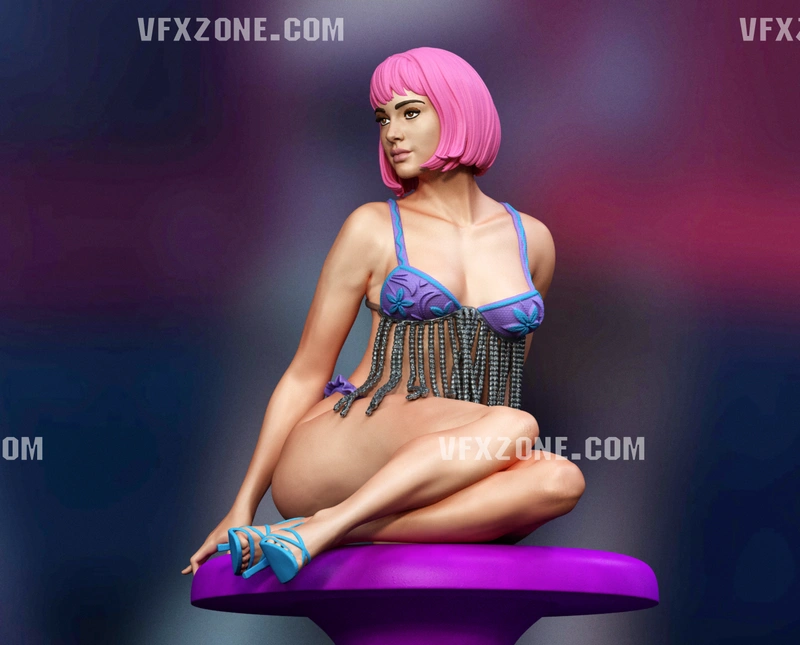 Natali Postman — Original Character 3D model