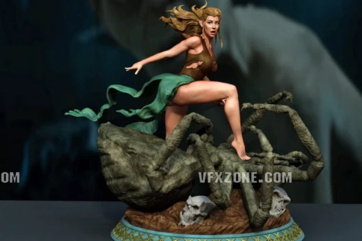 Wild Elves — Original Fantasy 3D model