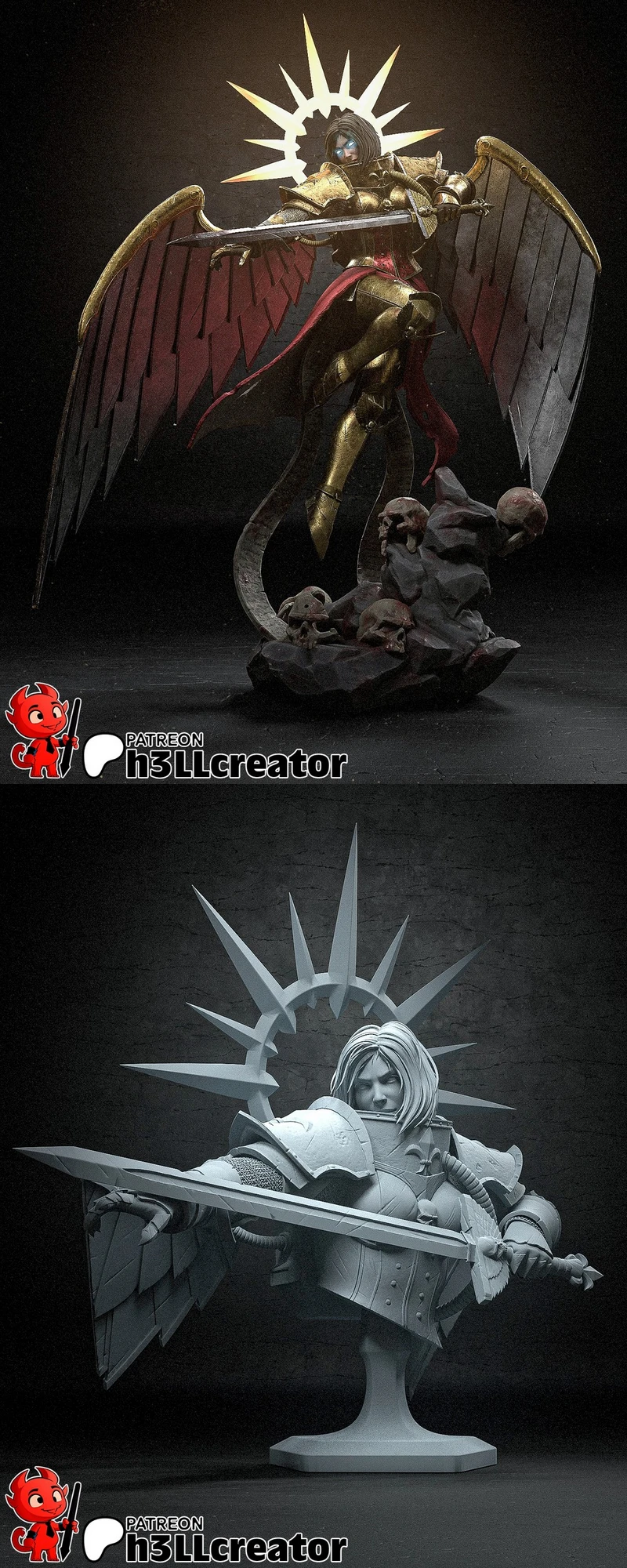 Saint Celestine — Warhammer 40,000 3D model