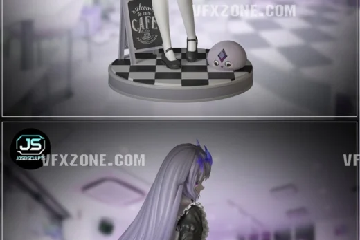 Maid Biboo — Hololive 3D model