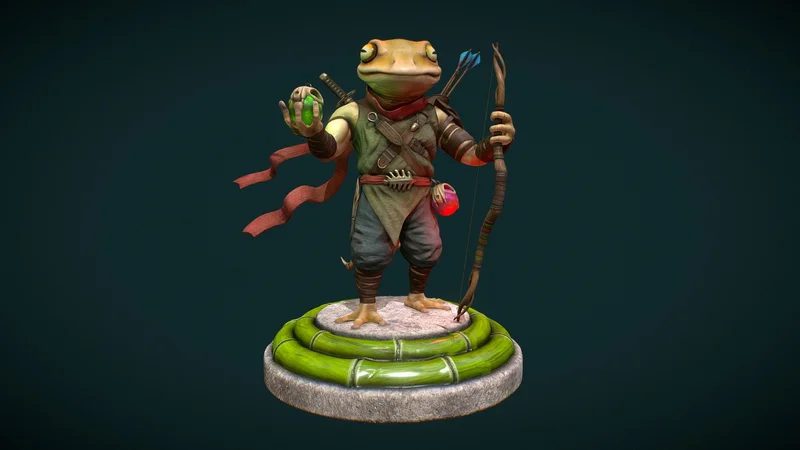 Ninja Toad — Super Mario 3D model