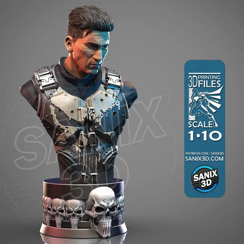 Punisher — Marvel 3D model